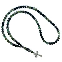 Collier Madame Black in Argent Onice TESC RE CROCE MB TURCH AFR - TESC RE CROCE MB TURCH AFR